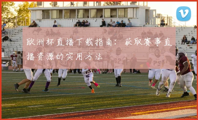 欧洲杯直播下载指南:获取赛事直播资源的实用方法