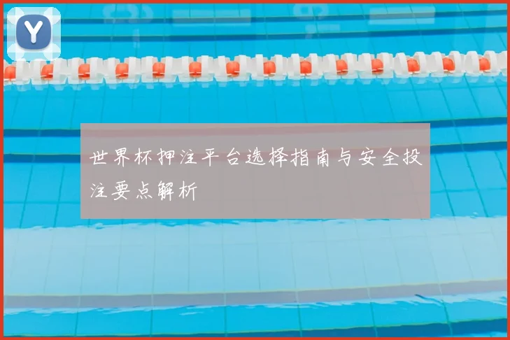 世界杯押注平台选择指南与安全投注要点解析